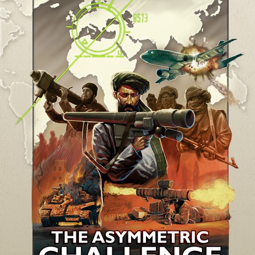 War book cover with the title 'Book cover illustration'