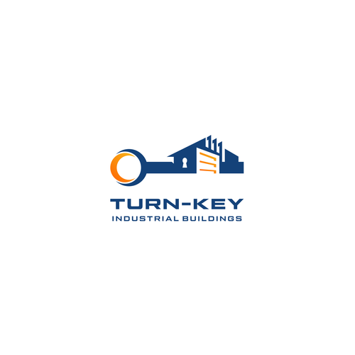 Warehouse logo with the title 'Turn-Key Industrial Buildings'