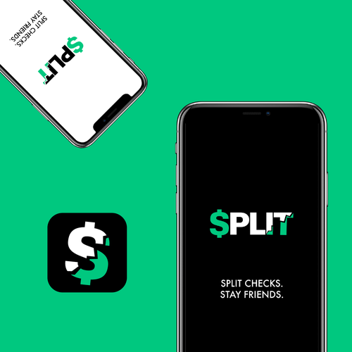 Slogan logo with the title 'SplitIt App'