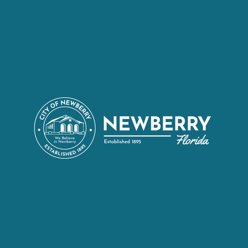 Seal design with the title 'Logo for the City of Newberry, Florida'