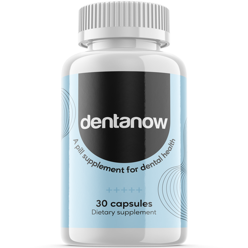 Pill design with the title 'DENTANOW'