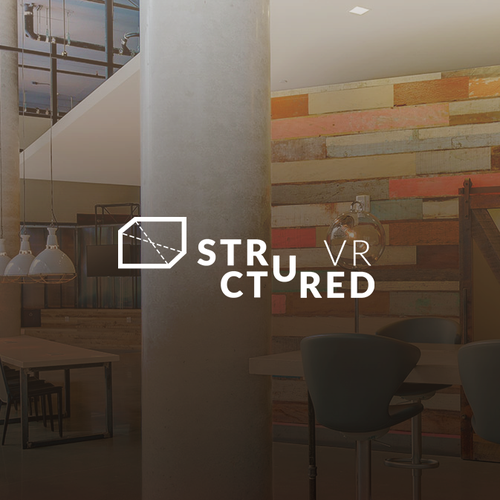Cutting-edge design with the title 'Structured Logo For The VR Industry'