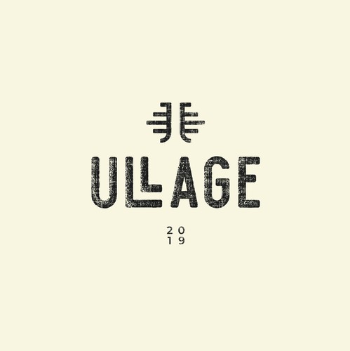 Textured design with the title 'ullage level visual concept'