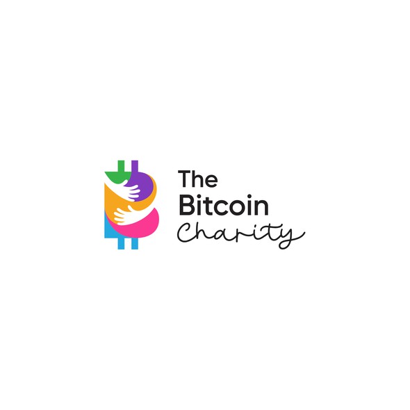 Charity logo with the title 'The Bitcoin Charity'