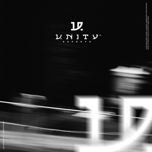 Esports logo with the title 'Logo concept for Unity'