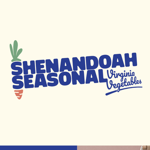 Farm design with the title 'Logo Design for Organic Farm'