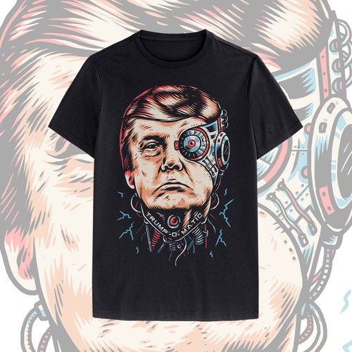 Trump t-shirt with the title 'robo trump'