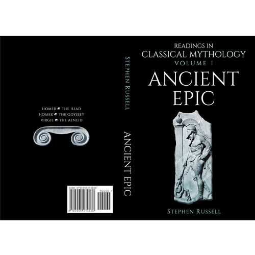 Roman design with the title 'Ancient Mythology Book Cover'