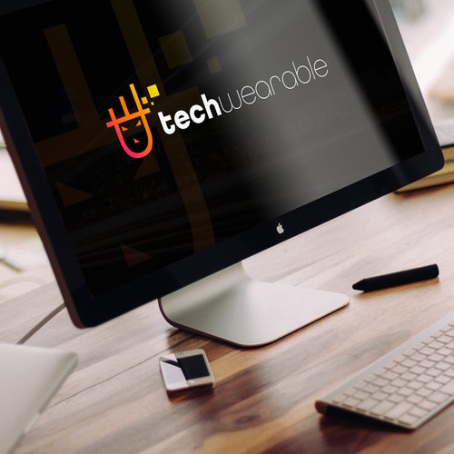 Cool logo with the title 'Logo for TechWearable'