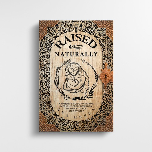 Conceptual book cover with the title 'Book cover design'