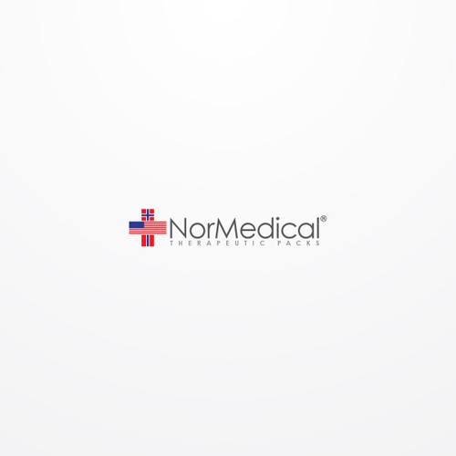 Norway and Norwegian logo with the title 'Logo Design for NorMedical'