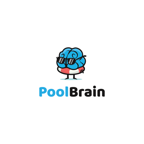 Pool design with the title 'A Brain in the Pool'