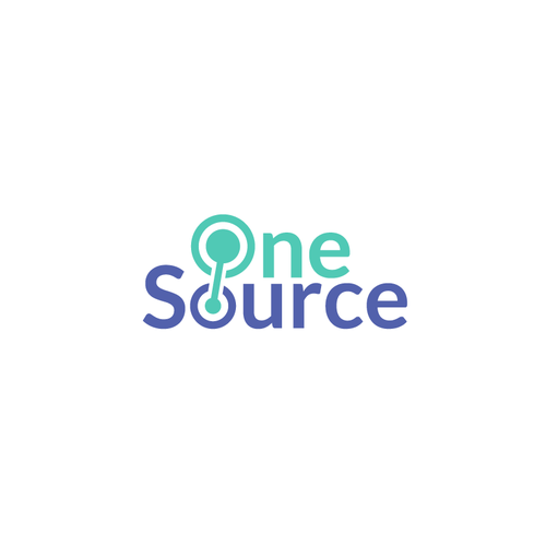 Number 1 logo with the title 'Creative logo for OneSource'