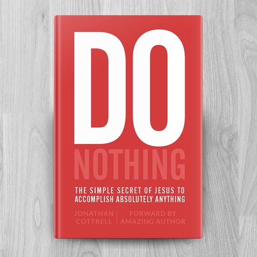 Bestseller book cover with the title 'Book cover for a religious book.'