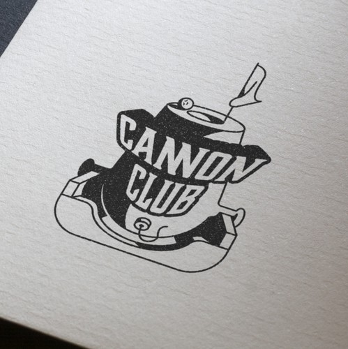 Cannon design with the title 'Cannon Club / logo'