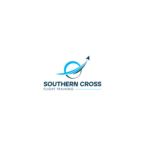 Airline and flight logo with the title 'Southern Cross Flight Training'