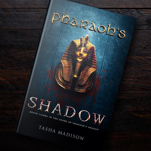 Mummy design with the title '"Pharaoh's Shadow" Artwork (Fiction)'