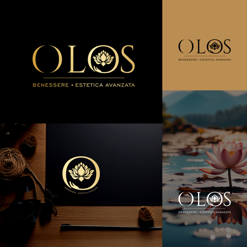 Aesthetic logo with the title 'OLOS'