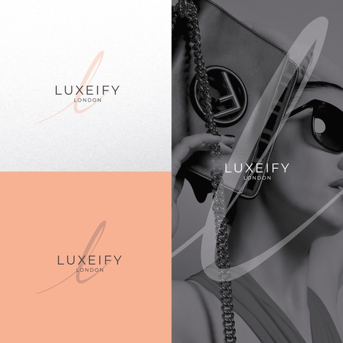 Sunglasses design with the title 'Luxeify - London'