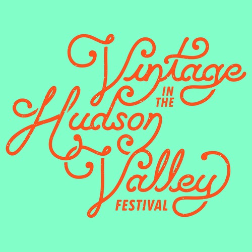 Script logo with the title 'NY music festival logo'