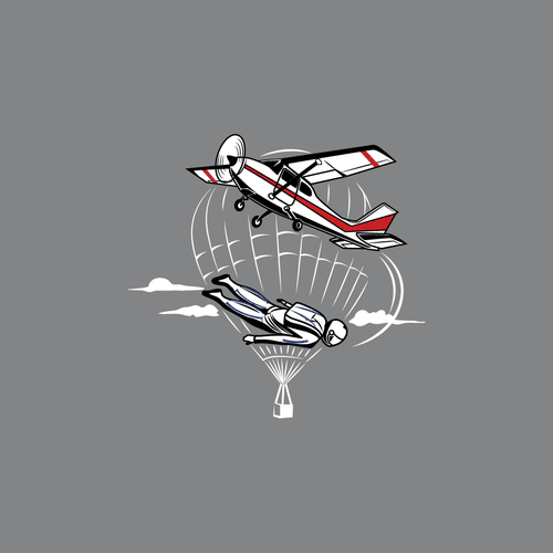 Airline and flight logo with the title 'Graphic design for Flight Providers'