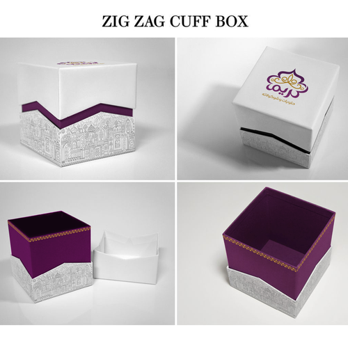 Sweets packaging with the title 'Cake and chocolate packaging design'