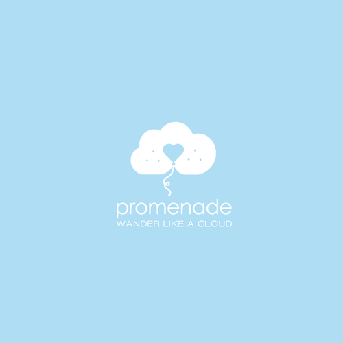 Walk logo with the title 'Logo design for Promenade'