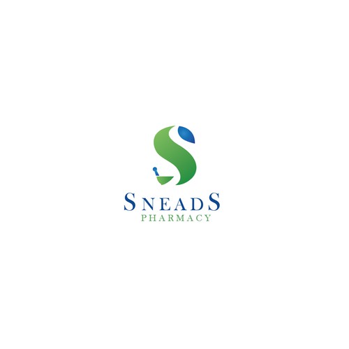 Pharmacy logo with the title 'Sneads Logo'
