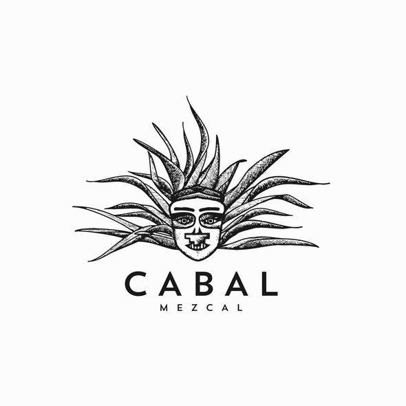 Tequila logo with the title 'Illustrative logo design for tequila & mezcal'