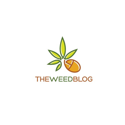 Cannabis design with the title 'Help THE Weed Blog with a new logo'