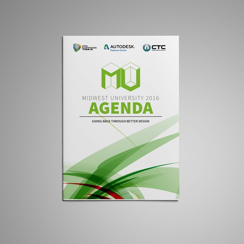 Schedule design with the title 'Agenda For MidWest University'