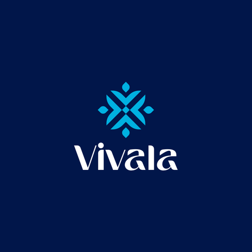 Hotel brand with the title 'Vivala logo concept'