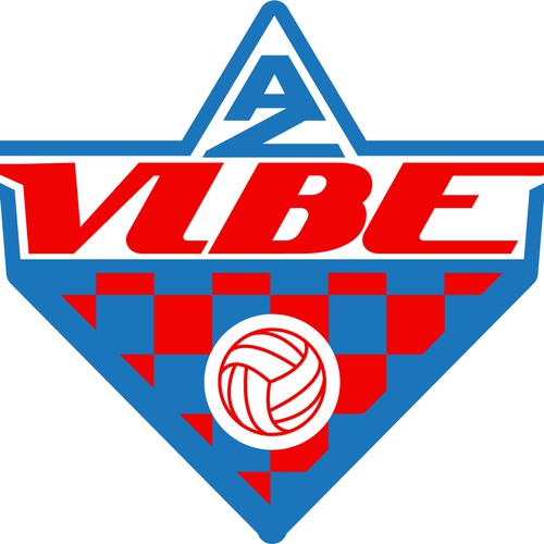 Volleyball logo with the title 'Volleyball Logo'