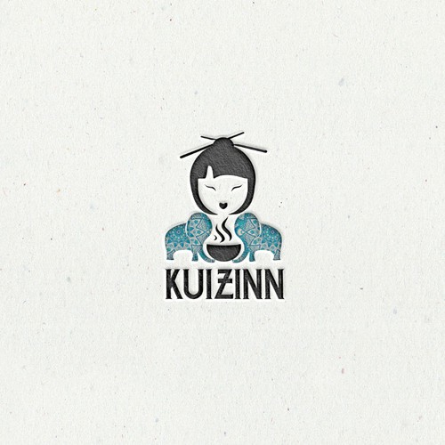 Indian design with the title ' Logo design for a restaurant using negative space.'