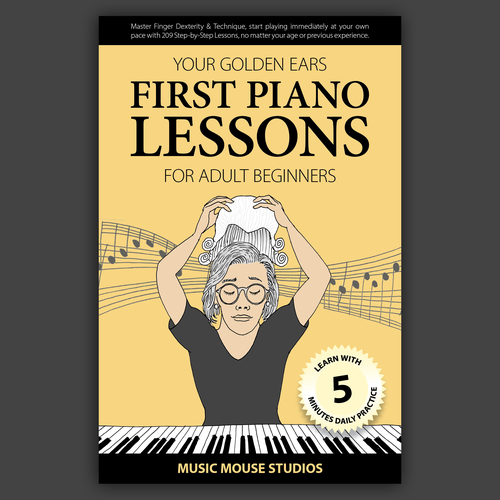 Notes design with the title 'Book Cover'