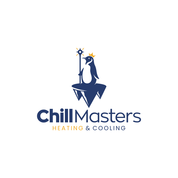 Cool logo with the title 'Chill Masters Logo Design'