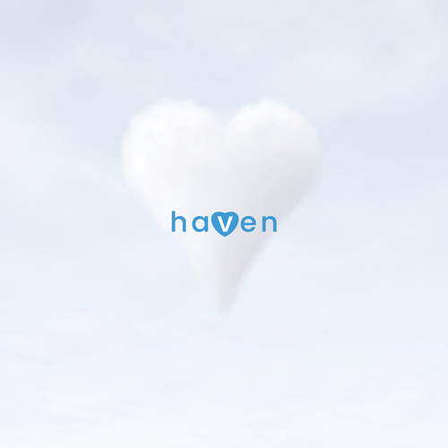 Logo with the title 'Beautiful haven logo'