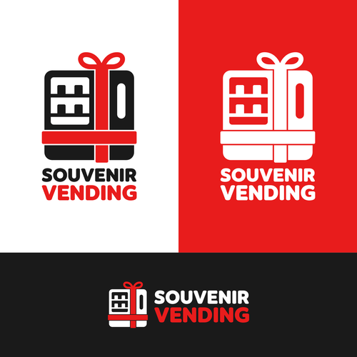 Airport design with the title 'Logo for Souvenir Vending Machine'
