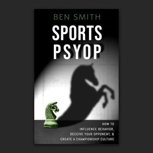 Sports book cover with the title 'Book cover for a how-to for athletes'
