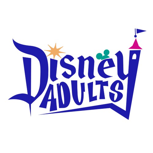 Fantasy logo with the title 'Disney Adults'