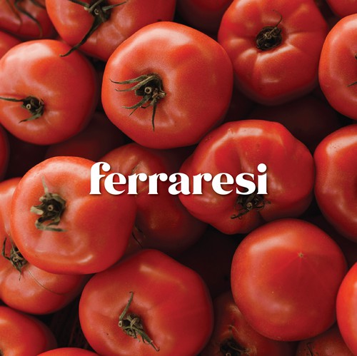 Tomato logo with the title 'bold and humanist wordmark'