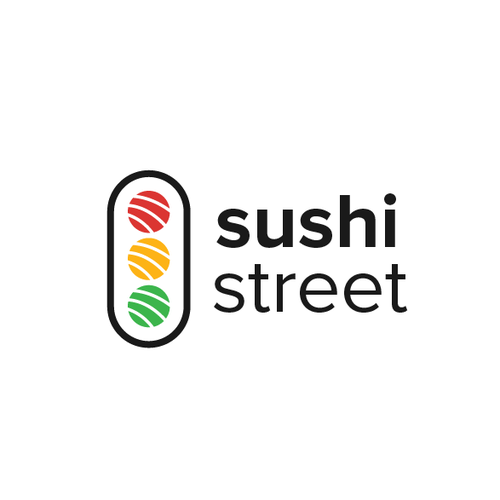 Japanese design with the title 'Sushi Street'