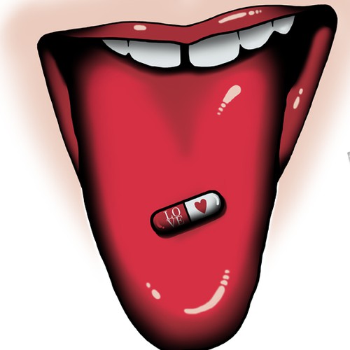 Girls' t-shirt with the title 'love pill'