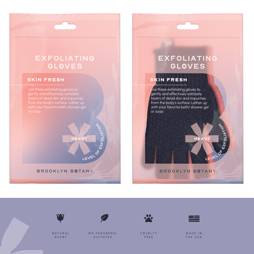 Body care packaging with the title 'Minimalist body care product packaging design'