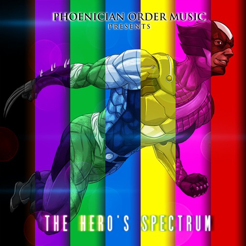 Superhero artwork with the title 'Hero Spectrum'