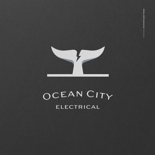 Contemporary design with the title 'Playful mark for Ocean City Electrical'