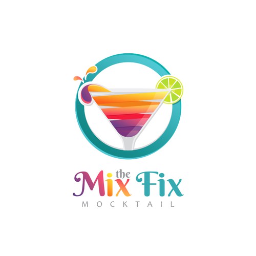 Drinking logo with the title 'A logo to encourage Drinking without the Alcohol!'