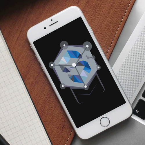 Ps logo with the title 'logo for a smart manager'