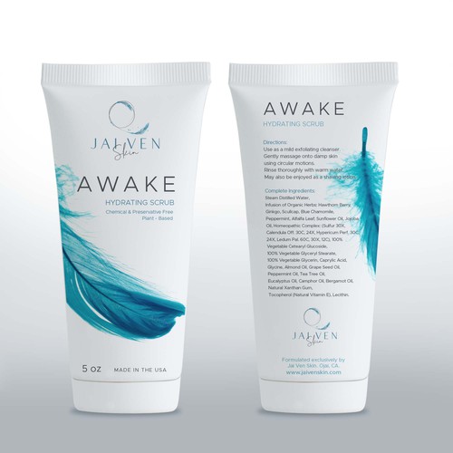 Tube packaging with the title 'Skin Care Packaging'