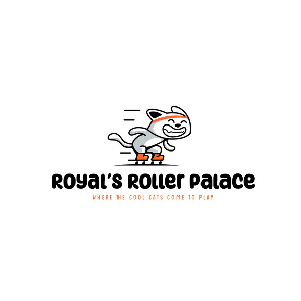 Attractive logo with the title 'Royal's Roller Palace'